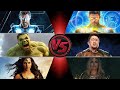 Thor VS Ikaris / Hulk VS Gilgamesh / Wonder Woman VS Thena | BATTLE ARENA | The Eternals | DanCo VS