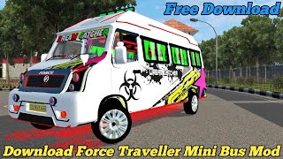 🔴How To Download Modified Force Traveller Mini Bus Mod In Bussid | Bussid Force Traveller Bus Mod | screenshot 3