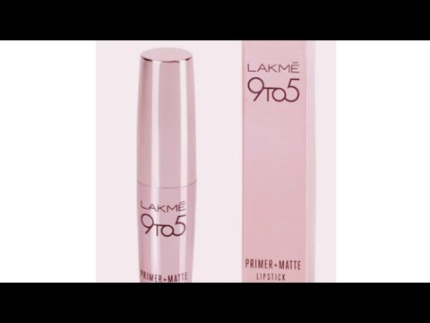 Video: Lakme 9 do 5 Lip Color - roza pisarna