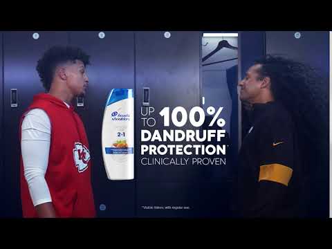Take it up to 100 – 100 Slow Motion with  Patrick Mahomes & Troy Polamalu | Head & Shoulders