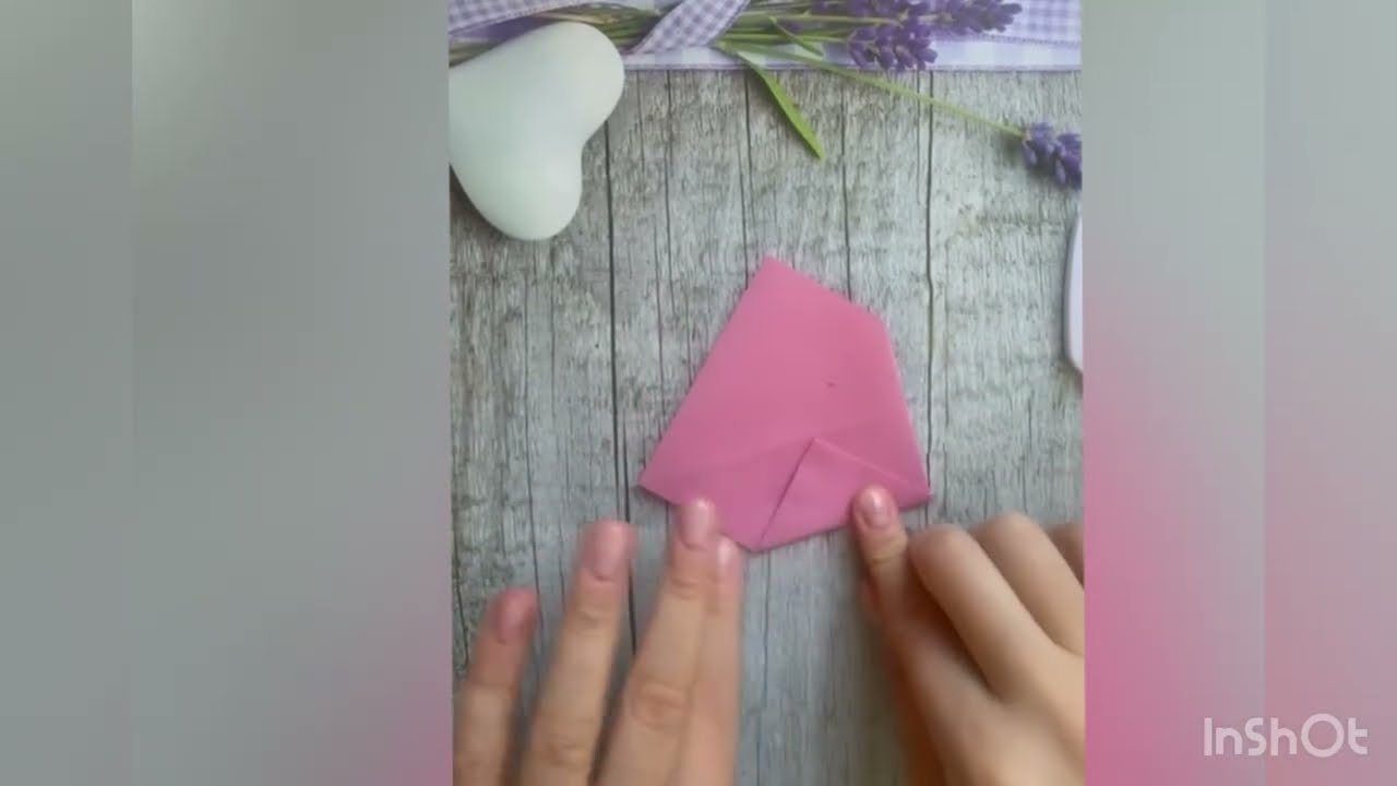 Beautiful Origami Tulip 🌷 Цветок из Бумаги 