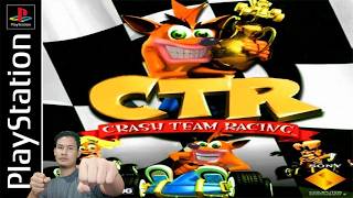Makin sulit balapan gokart Crash bandicot...Crash Team Racing ps1 screenshot 4