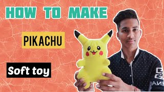 How to make a Pikachu soft toy at home | Artist Rahul | screenshot 2