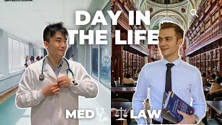 Day in the Life of a Law Student vs Medical Student