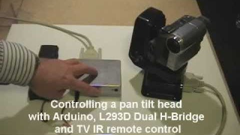 Pan tilt head with Arduino