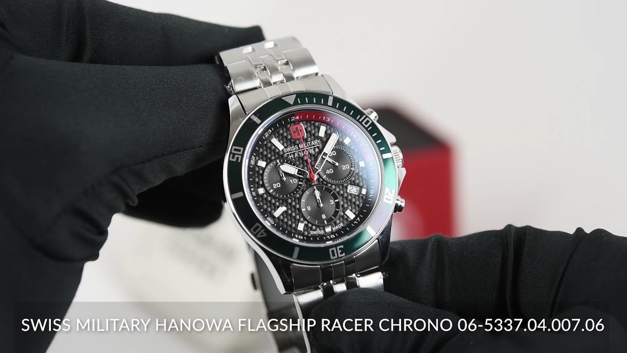 Swiss Military Hanowa Flagship Chrono Racer - 06-5337.04.007.06 YouTube