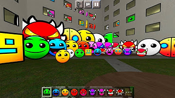 Lobotomy Nextbots  Geometry Dash Difficulty Faces  MCPE and Gmod Liminal hotel