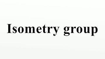 Isometry group