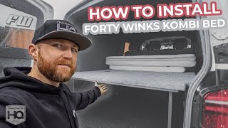 How to fit a Forty Winks Kombi bed in 10 minutes. Now available from Transporter HQ UK and Europe