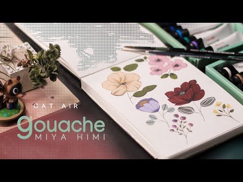 Video: Cara Melukis Mawar Dengan Gouache