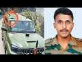 Indian army soldier died in a mahindra scorpio when a rock fell on the vehicle 