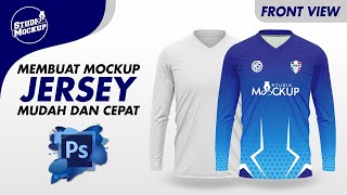 Mockup Jersey Tangan panjang | Tiff-Photoshop | Free download | Front View Mockup Jersey Tangan panjang | Tiff-Photoshop | Free download | Front View