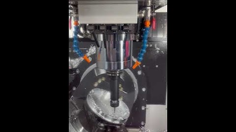 Cutting 7075-T6 Aluminum with 5-Axis Methods MB450U - Aerospace CNC Machining Demo