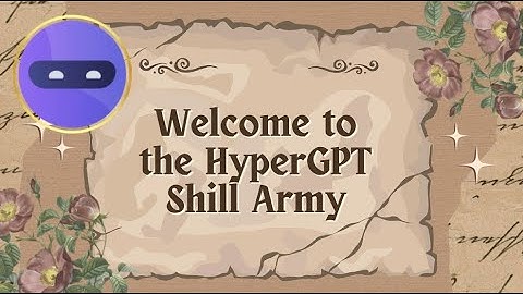 Welcome to the HyperGPT Shill Army  #HyperGPT $HGPT