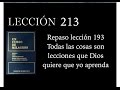 Lección 213 Un Curso de Milagros