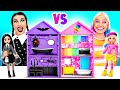 We Bouwen Een Geweldig Poppenhuis | Wednesday vs Enid Uitdaging GoFun Challenge
