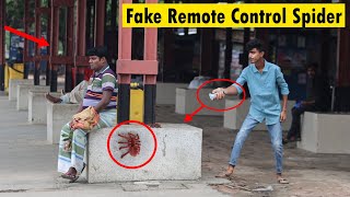 Fake Spider Attack Prank On Public | Big Remote Control Spider Vs Man Prank | Scared Public Reaction