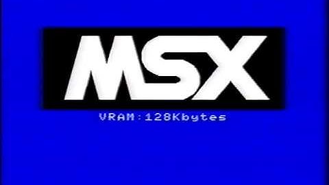 Panasonic FS-A1 MKII First Time Boot