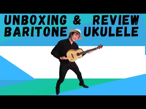 Unboxing & Review Of Ortega RU5CE-BA Electro Baritone Ukulele