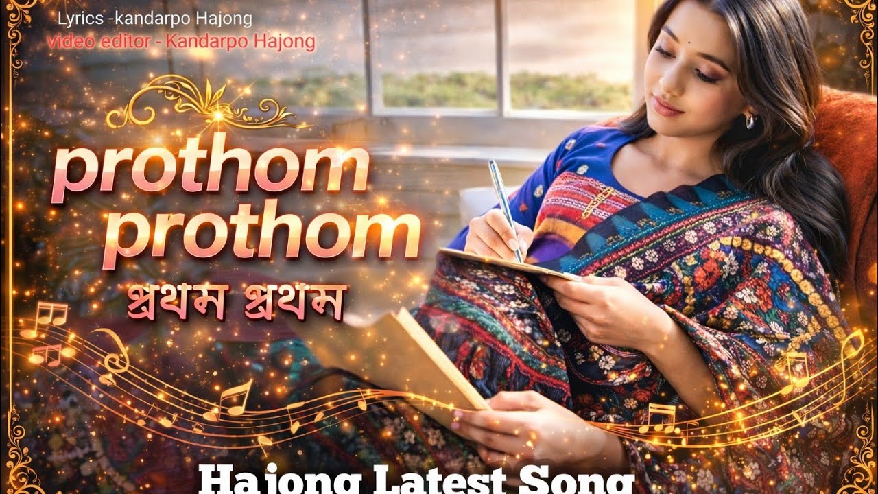 Prothom prothom ll প্ৰথম প্ৰথম ll Hajong romantic song ll Hajong latest song ll 
