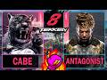 Tekken 8 Cabe (ARMOR KING) VS Antagonist (EDDY)🥊 鉄拳8🥊4K 60ᶠᵖˢ🥊T8🥊TK8 #tekken