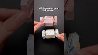 i made a tiny paper candy box and it's actually the cutest thing 🍬🎀 #shorts