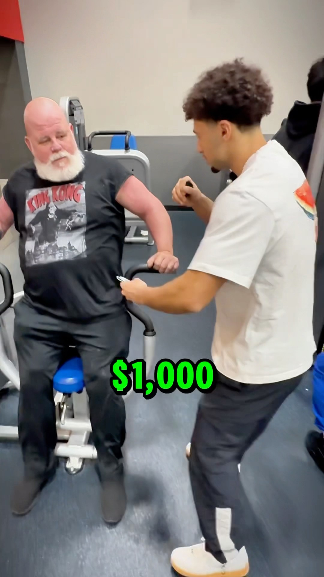 Can this little grandpa beat me for $1,000??⁉️