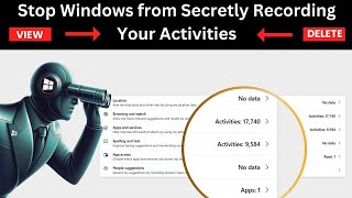 How To Stop Windows Record Your Searches and Browsing History