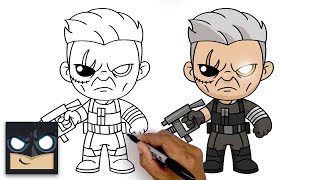 how to draw cable deadpool 2