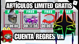 ARTICULOS UGC LIMITEDS 17/7 GRATIS CUENTA REGRESIVA LIVE ROBLOX