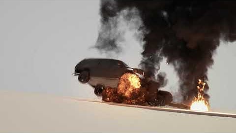 tyflow 3ds max Car crash test