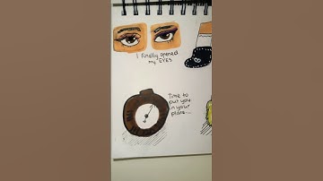 Thumbnail of TakeDown Lyrics Art By Me! #shorts #shoetsfeed #kpop #drawing #fyp #yt #kpdh #art #creative #song