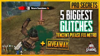 5 Biggest Glitches in Metro Royale - Tencent Fix These Glitches To Save Metro + Giveaway PUBG Mobile