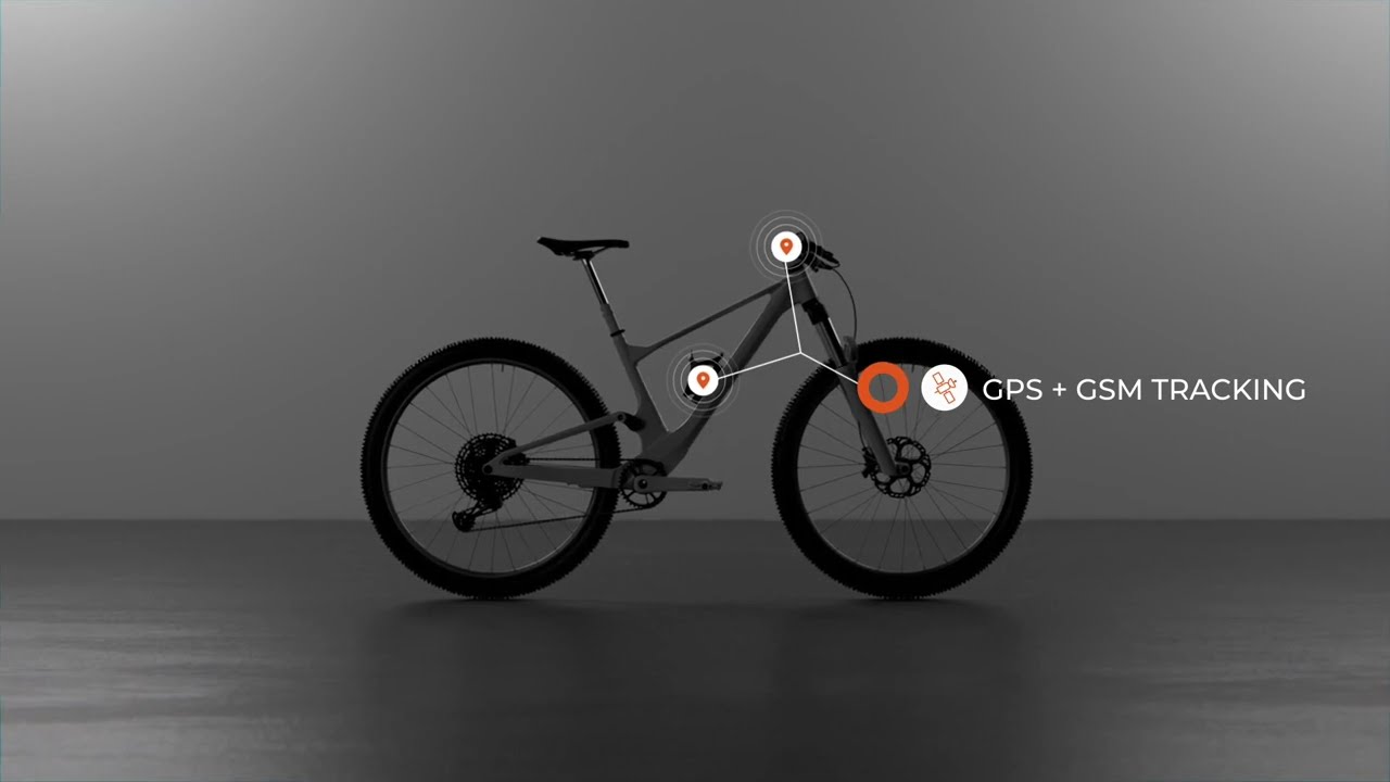 Traceur GPS porte-bidon BY Hoot Bike GIANT - VELOSEINE