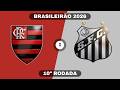 FLAMENGO x SANTOS | Brasileirão 2026 | 10ª Rodada | Simulação PES 21 (Gogosz Patch)