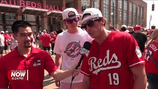 Sights and sounds from the Reds' opening day in Cincinnati