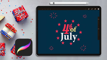 Procreate Animation Tutorial: Create Animated Fireworks for 4th of July