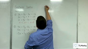 A-Level Further Maths: C7-05 Simultaneous Equations: 3x3 Matrix Examples