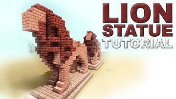 Minecraft Tutorial: Lion Statue