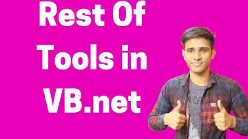 #33 How to Use Rest Of Tools in VB.net (Hindi/Urdu) | Shubham Jangid