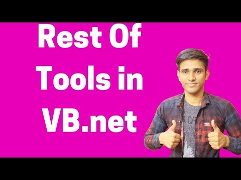 #33 How to Use Rest Of Tools in VB.net (Hindi/Urdu) | Shubham Jangid