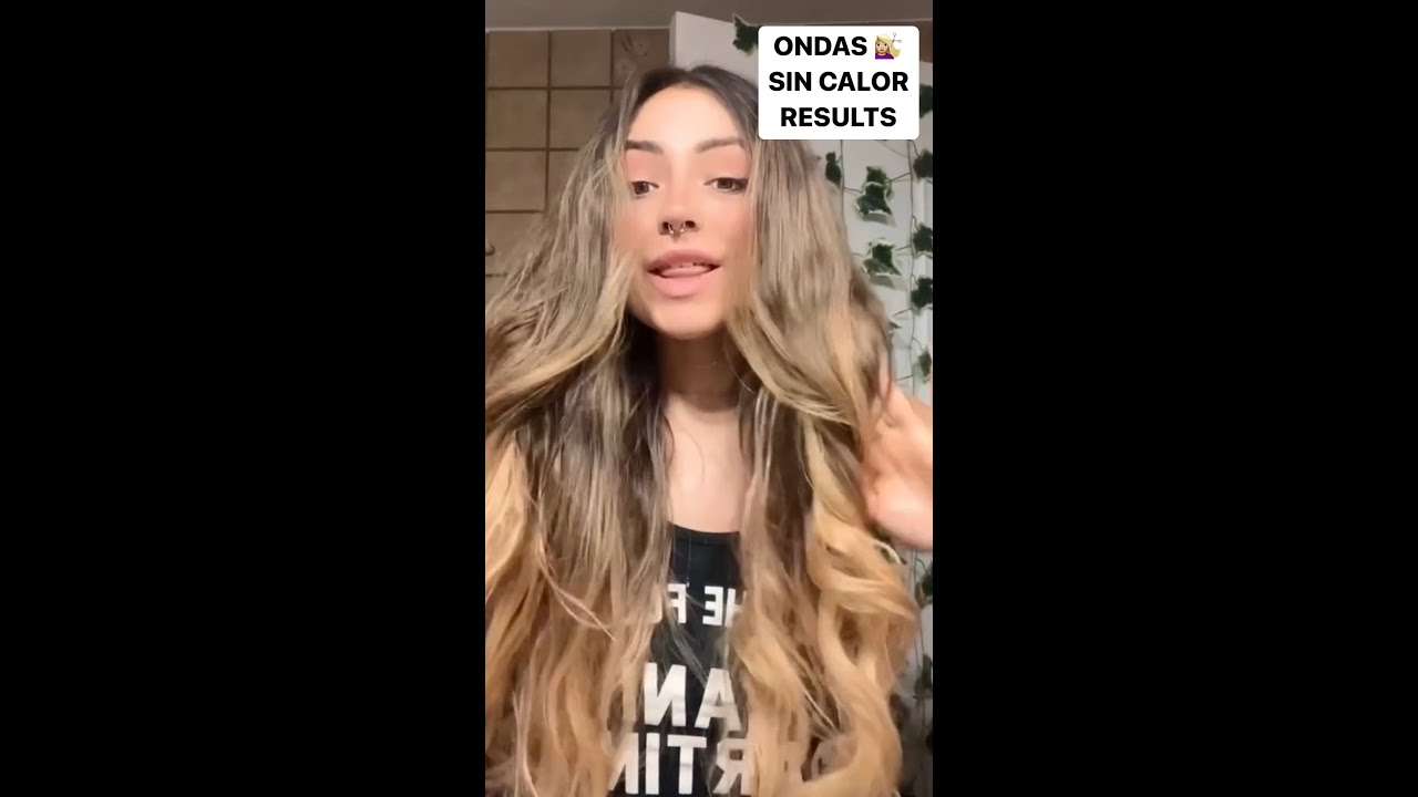 PEINADO ONDAS SIN CALOR con CAMISETA resultados || Trisayla