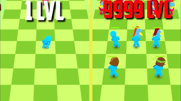 MERGE WAR: Warrior Battle - Merge Stickman, Merge Tactic, Merge Master Gameplay