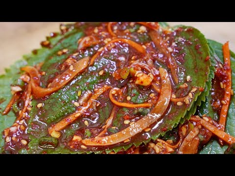 마법의 한스푼! 누구나 맛있는 깻잎김치 만드는법