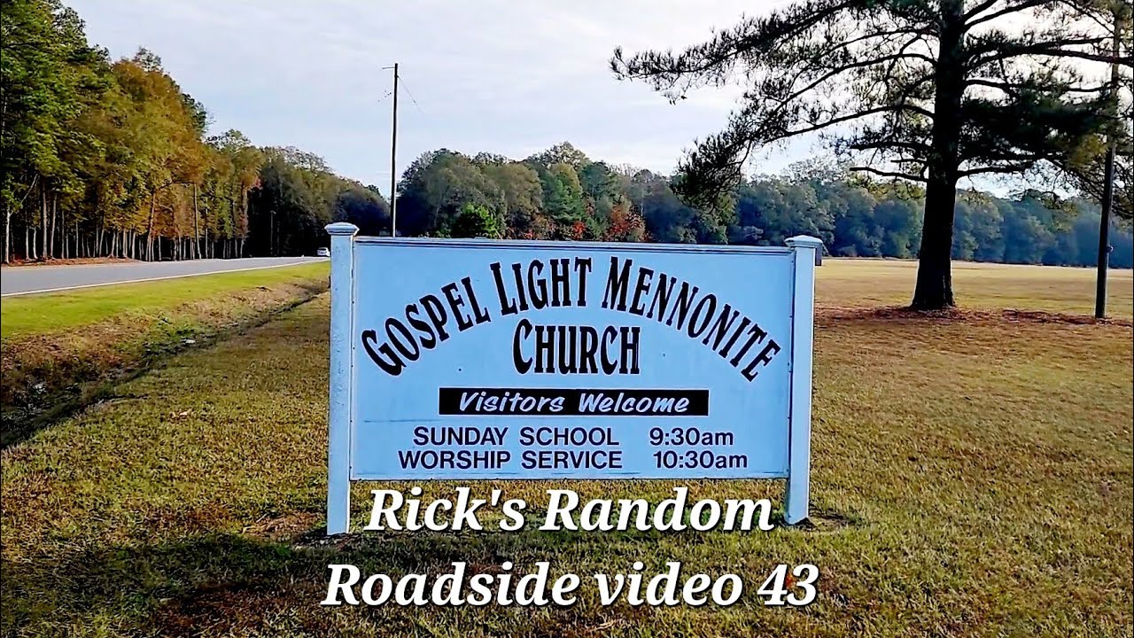 Gospel Light Mennonite Cemetery. Rick's Random Roadside video 43