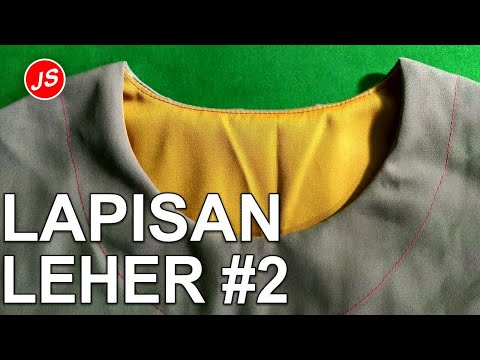 Cara Menjahit Lapisan Leher Baju #2