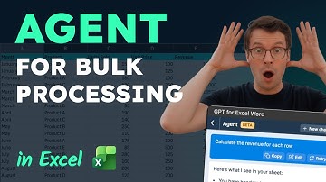 AI Agent in Excel for bulk processing