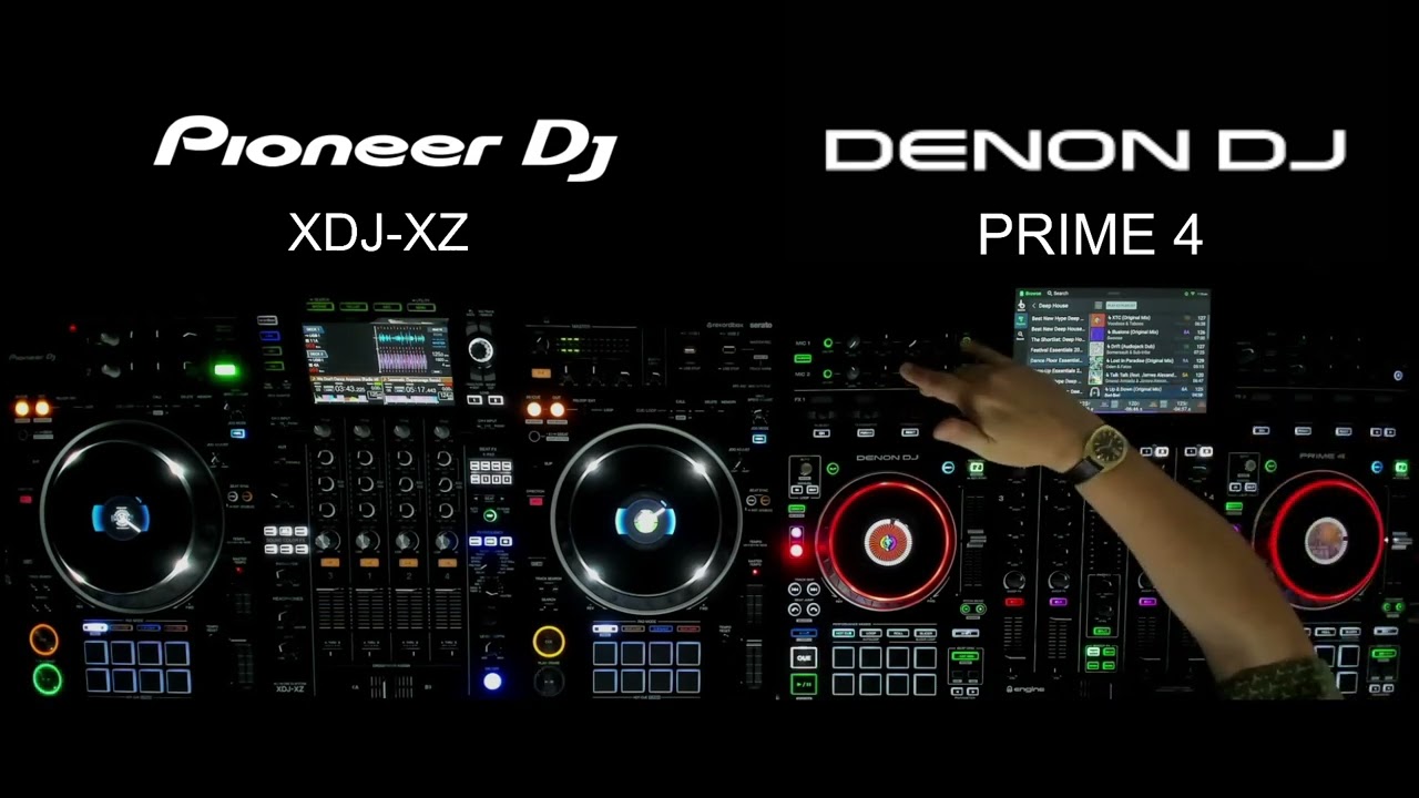 Pioneer Dj XDJXZ vs Denon DJ Prime 4 Key Features YouTube