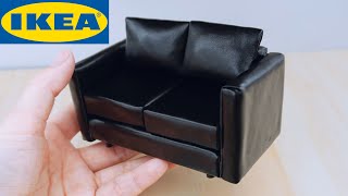 DIY Miniature | Make IKEA Modern Simple Sofa Model/DIY微型制作宜家沙發模型教程娃娃屋【 #05】