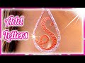 How to Make Glitter Earrings With Letters using Cricut Joy and Cricut Maker